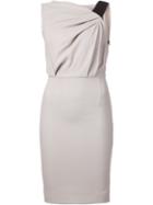 Roland Mouret Draped One Shoulder Dress