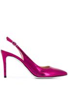 Pollini Pink Pointed Pumps