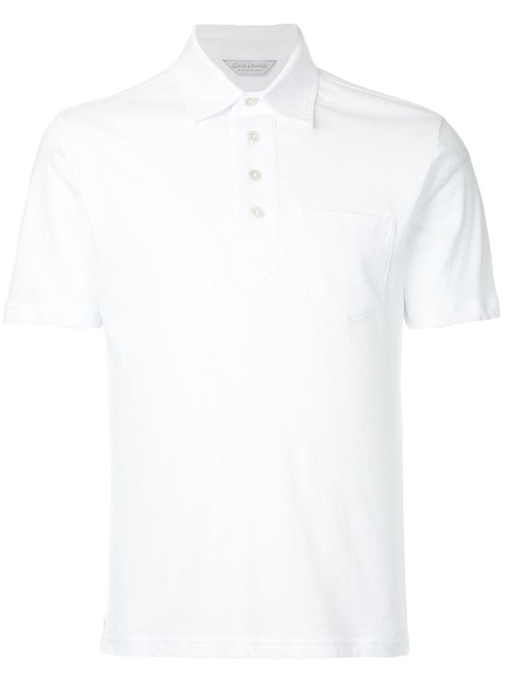 Gieves & Hawkes Short Sleeved Polo Shirt - White
