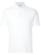 Gieves & Hawkes Short Sleeved Polo Shirt - White