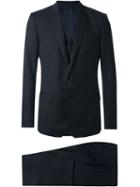 Dolce & Gabbana Three Piece Suit, Men's, Size: 48, Blue, Silk/cupro/viscose/virgin Wool