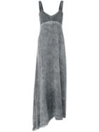 Lost & Found Rooms V-neck Oversized Dress - Grey