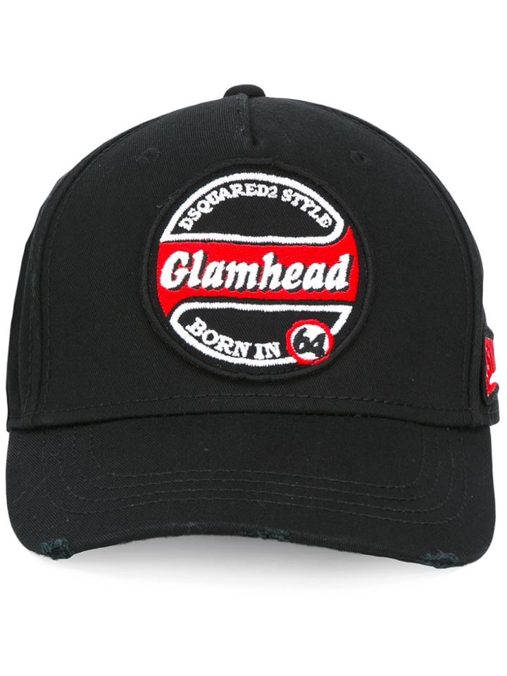 Dsquared2 Glamhead Patch Cap - Black