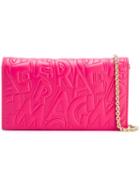 Salvatore Ferragamo Embossed Logo Clutch