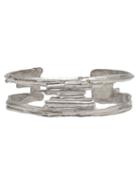 1-100 Cut Out Cuff, Men's, Size: L, Metallic, Silver