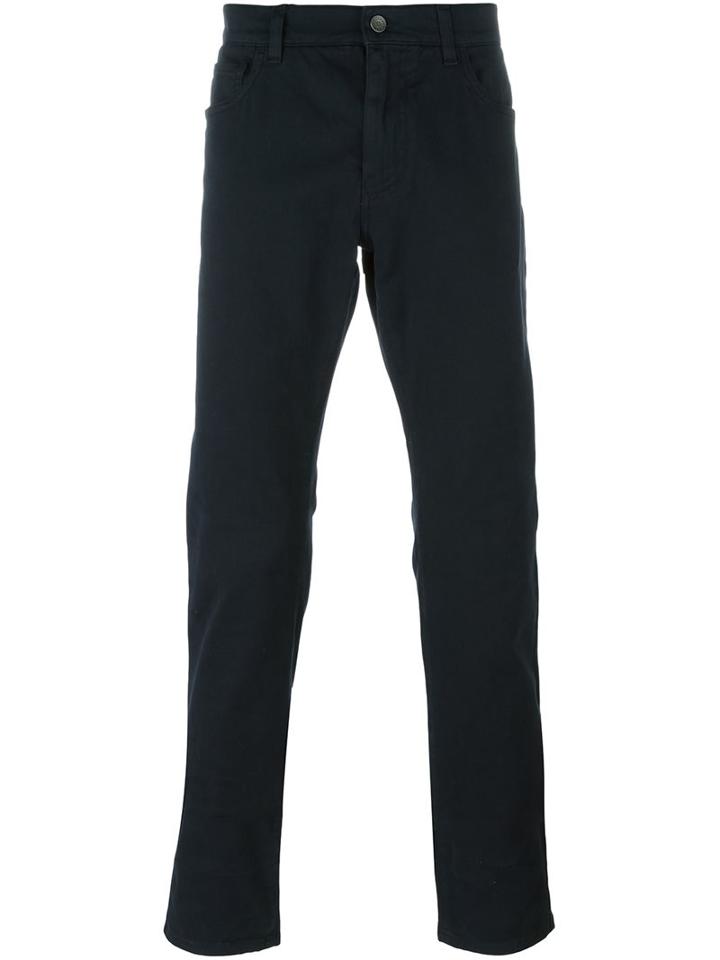 Dolce & Gabbana Tapered Jeans, Men's, Size: 50, Blue, Cotton/spandex/elastane