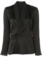 Peter Cohen Wrap-style Jacket - Black