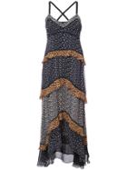 Proenza Schouler Tiered Maxi Dress - Black