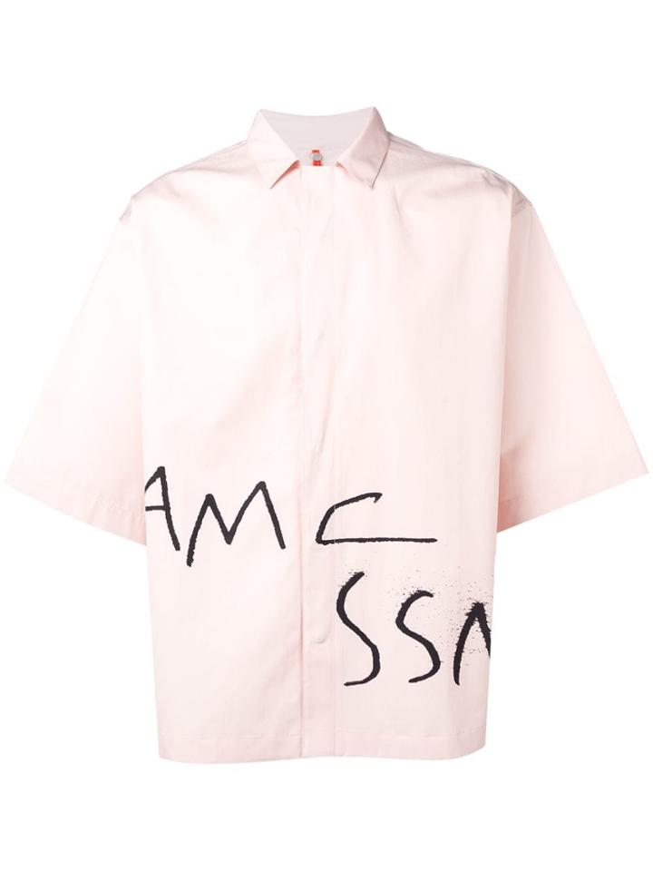 Oamc Short Sleeved Shirt - Pink