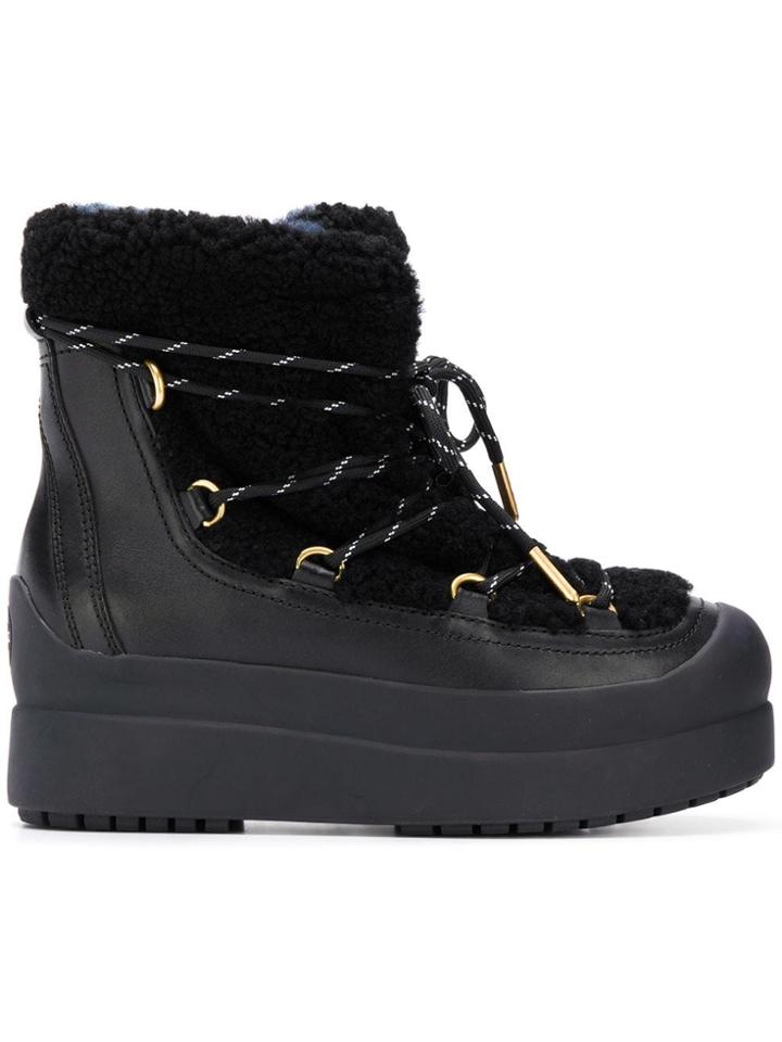 Tory Burch Chunky Winter Boots - Black