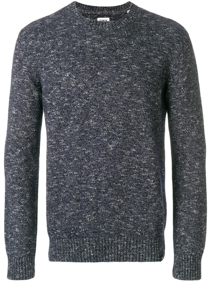 Edwin Round-neck Sweater - Blue