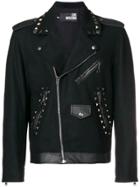 Love Moschino Studded Biker Jacket - Black