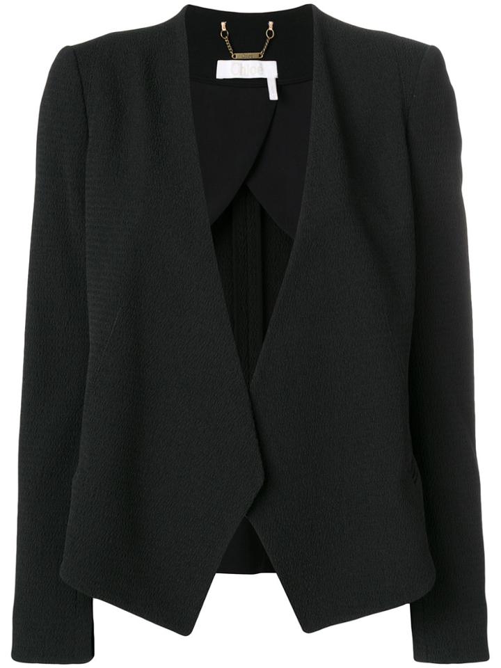 Chloé Asymmetric Blazer - Black