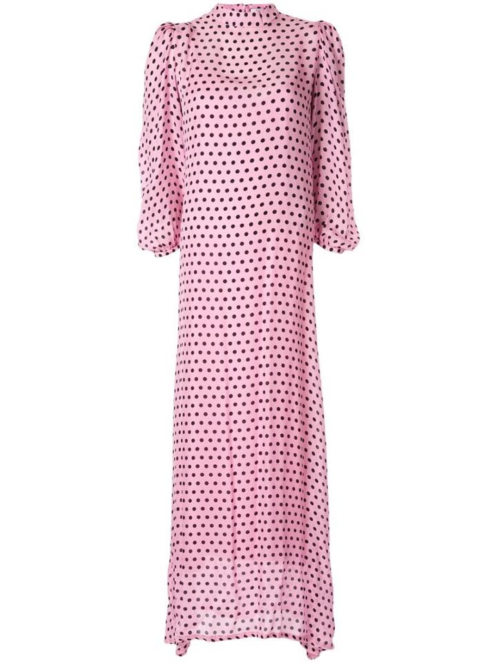Olivia Rubin Polka Dot Print Dress - Pink