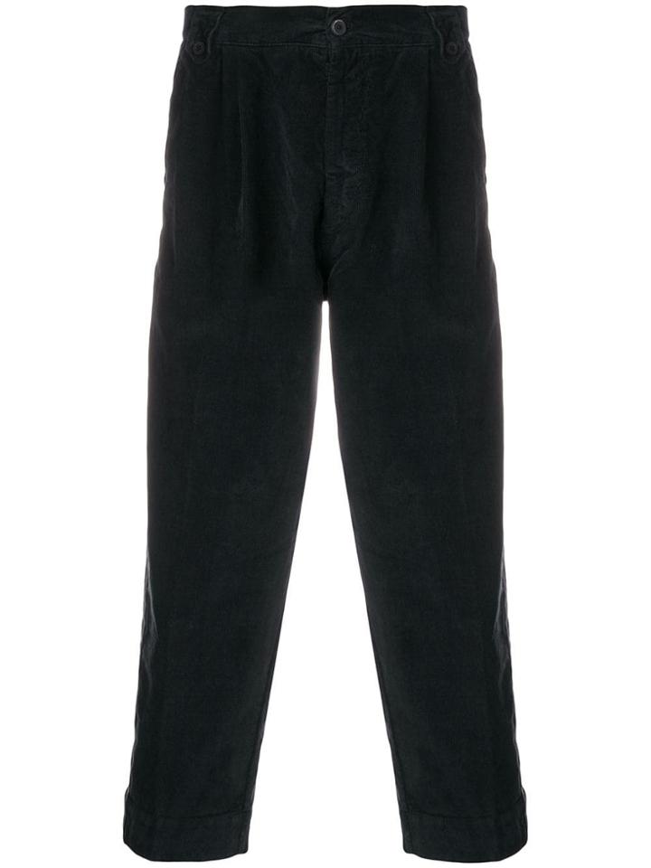 Costumein Cropped Loose-fit Trousers - Black