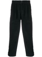 Costumein Cropped Loose-fit Trousers - Black