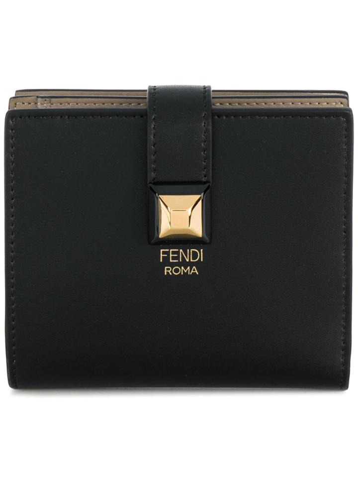 Fendi Bi-fold Cardholder Wallet - Black