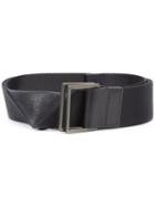 Issey Miyake - Inverted Slit Belt - Women - Polyester/acetate - One Size, Black, Polyester/acetate