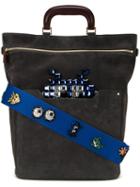 Anya Hindmarch 'space Invader' Shoulder Bag, Women's, Grey