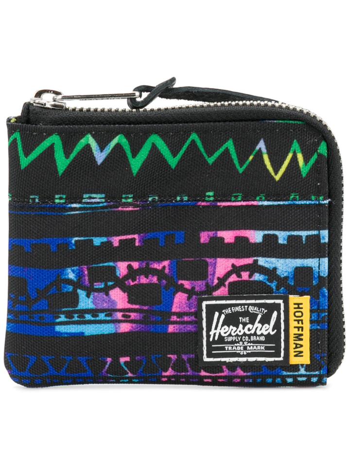 Herschel Supply Co. Abstract Print Wallet - Black