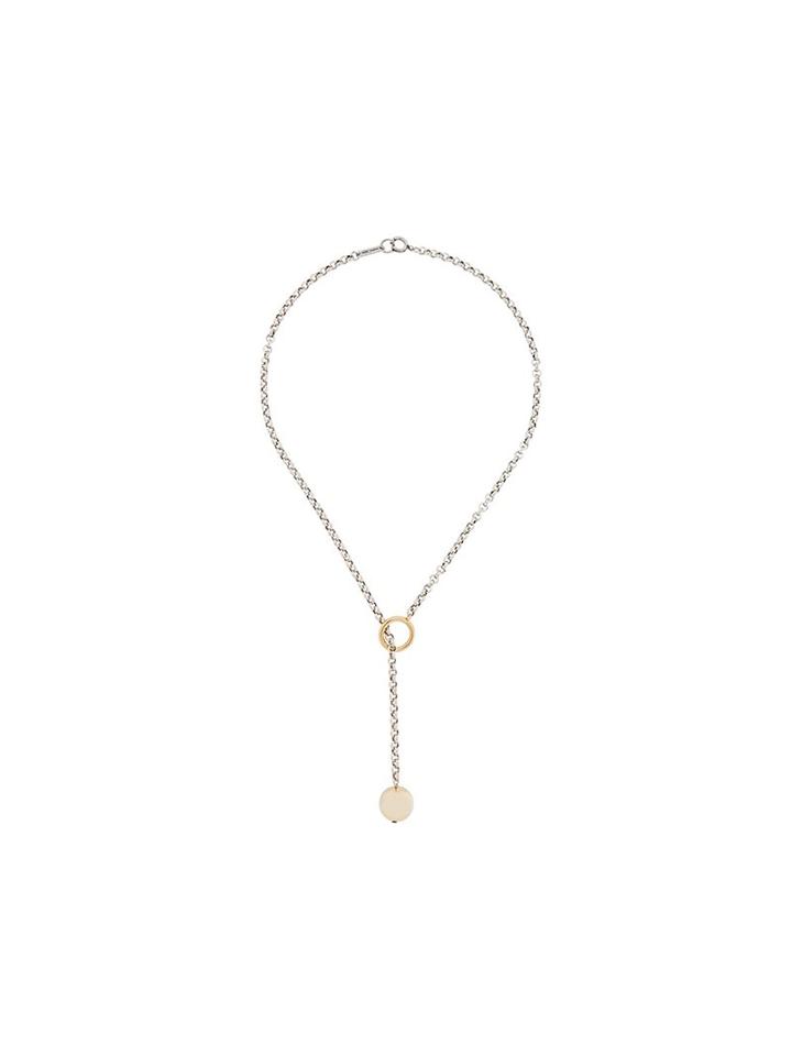 Isabel Marant Small Hanging Ball Necklace, Women's, Metallic