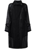 Demoo Parkchoonmoo Oversized Jacket, Women's, Size: 40, Black, Polyester/acetate