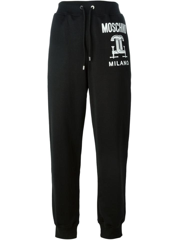 Moschino Interlocking C-clamp Track Pant