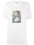 Jean-michel Basquiat X Browns Rome Pays Off Mona Lisa Print T-shirt -