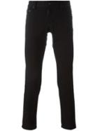 Dsquared2 Slim Jeans, Men's, Size: 54, Black, Cotton/polyester/calf Leather