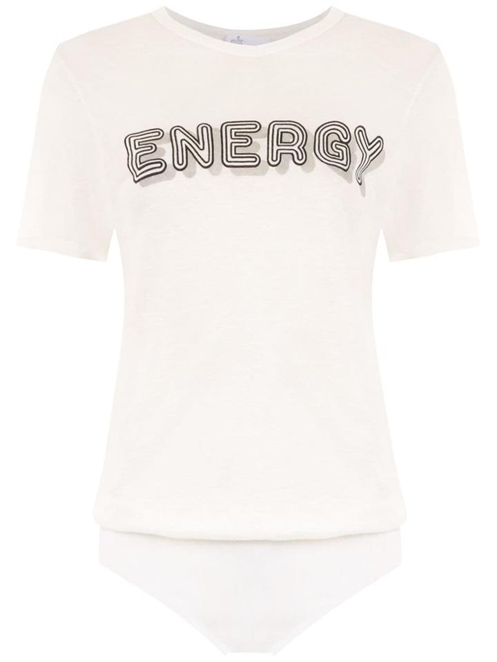 Nk Printed Bodysuit - White