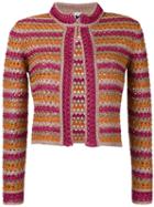 Loose Knit Blazer - Women - Viscose/metallic (grey) Fibre - 40, Viscose/metallic Fibre, M Missoni