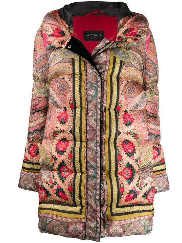 Etro Hooded Padded Jacket - Black