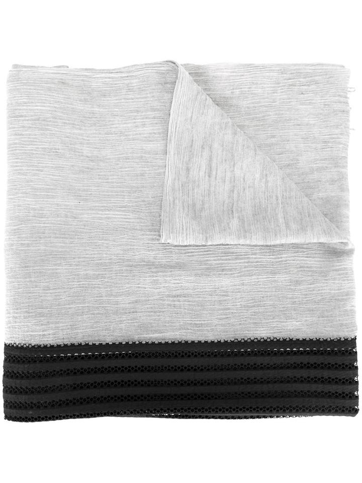Cutuli Cult 'lalit' Scarf, Women's, Grey, Modal/wool