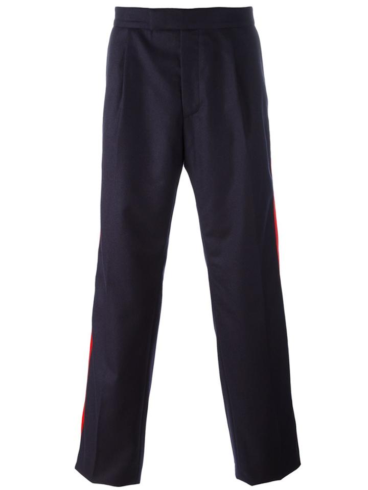Alexander Mcqueen Straight-leg Trousers - Blue