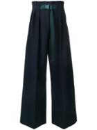 Kenzo Wide-leg Trousers - Blue