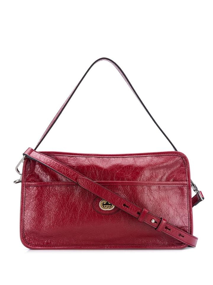 Gucci Gg Shoulder Bag - Red