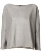 Daniela Gregis Boat Neck Jumper - Nude & Neutrals