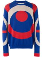 Sun Crew Neck Jumper - Men - Cotton - M, Blue, Cotton, Henrik Vibskov