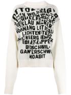 Ottolinger Alphabet Knit Jumper - Neutrals