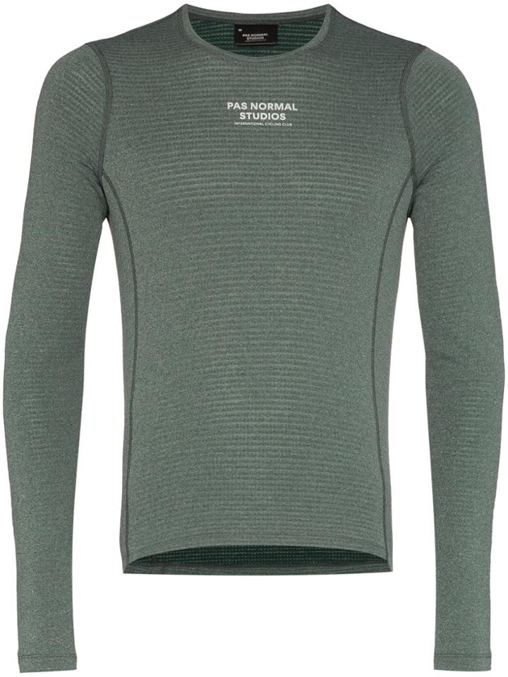 Pas Normal Studios Control Logo Print Long-sleeve T-shirt - Green