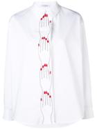 Vivetta Embroidered Hands Shirt - White