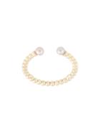 Karen Walker Split Wisdom Pearl Ring - Gold