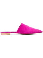 Rebecca Minkoff Classic Slip-on Mules - Pink & Purple
