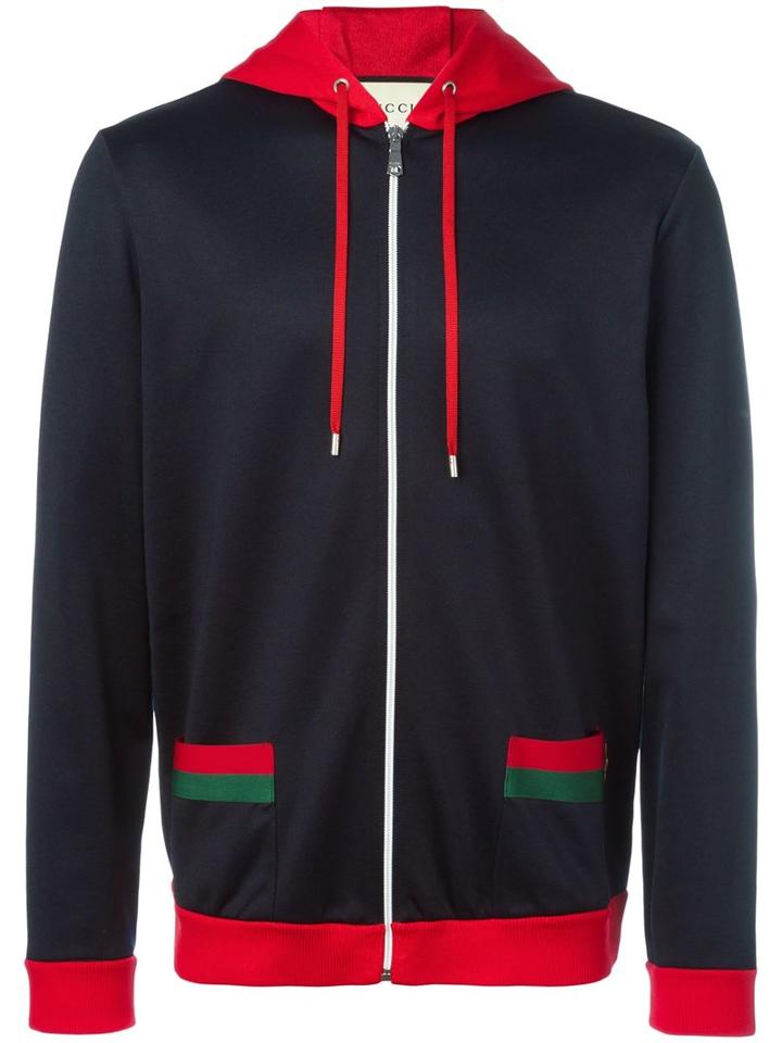 Gucci We Trim Hoodie, Size: Xl, Blue, Polyester/cotton