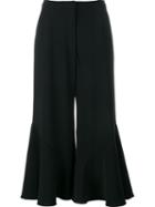 Peter Pilotto Flared Culottes, Women's, Size: 10, Black, Acetate/viscose/spandex/elastane/silk