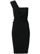 Stella Mccartney One-shoulder Ruched Dress - Black