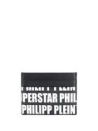 Philipp Plein Logo Print Cardholder - Black