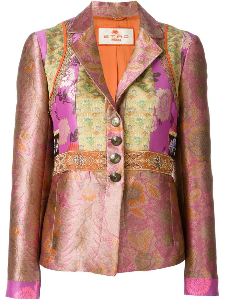 Etro Floral Patchwork Blazer