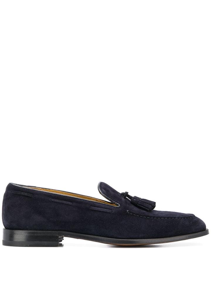 Scarosso Classic Tassel Loafers - Blue