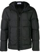 Stone Island Zip-up Padded Jacket - Black